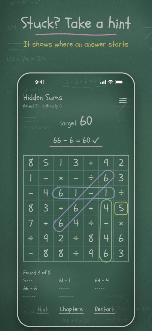 Stuck? Take a hint: the square where an answer starts is highlighted