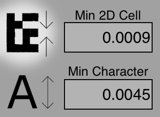 The Data Matrix icon on the calculator screen