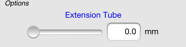 The extension tube slider